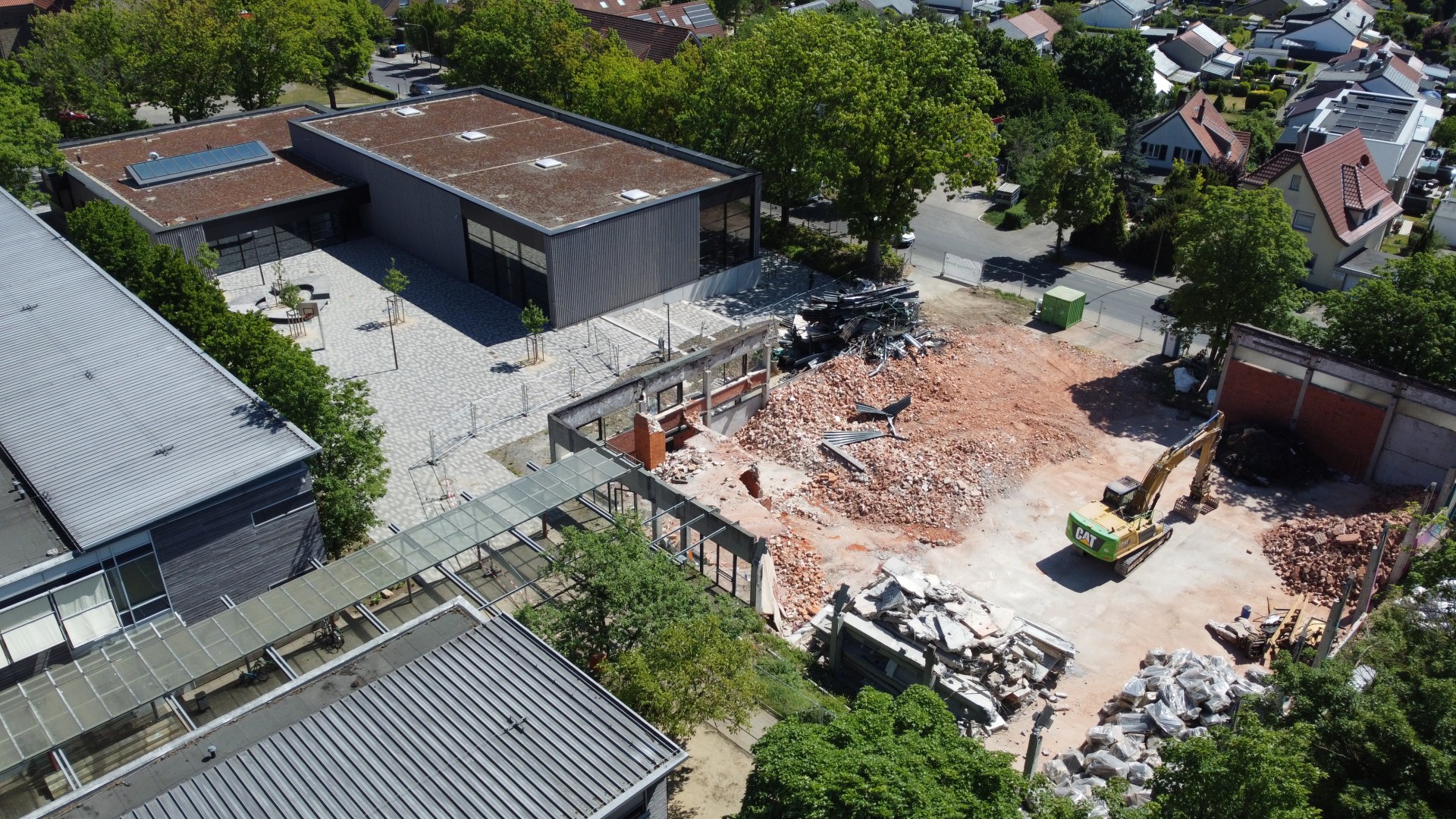 Baustellenupdate - Abbruchbaustelle der Diesterwegschule