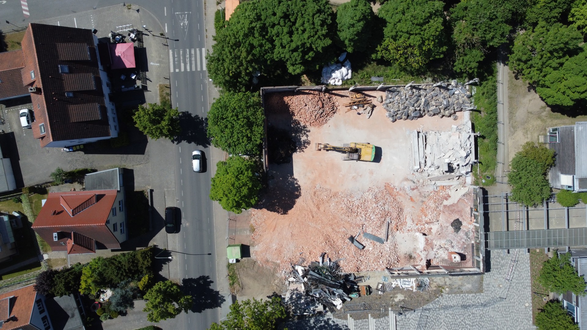 Baustellenupdate - Abbruchbaustelle der Diesterwegschule