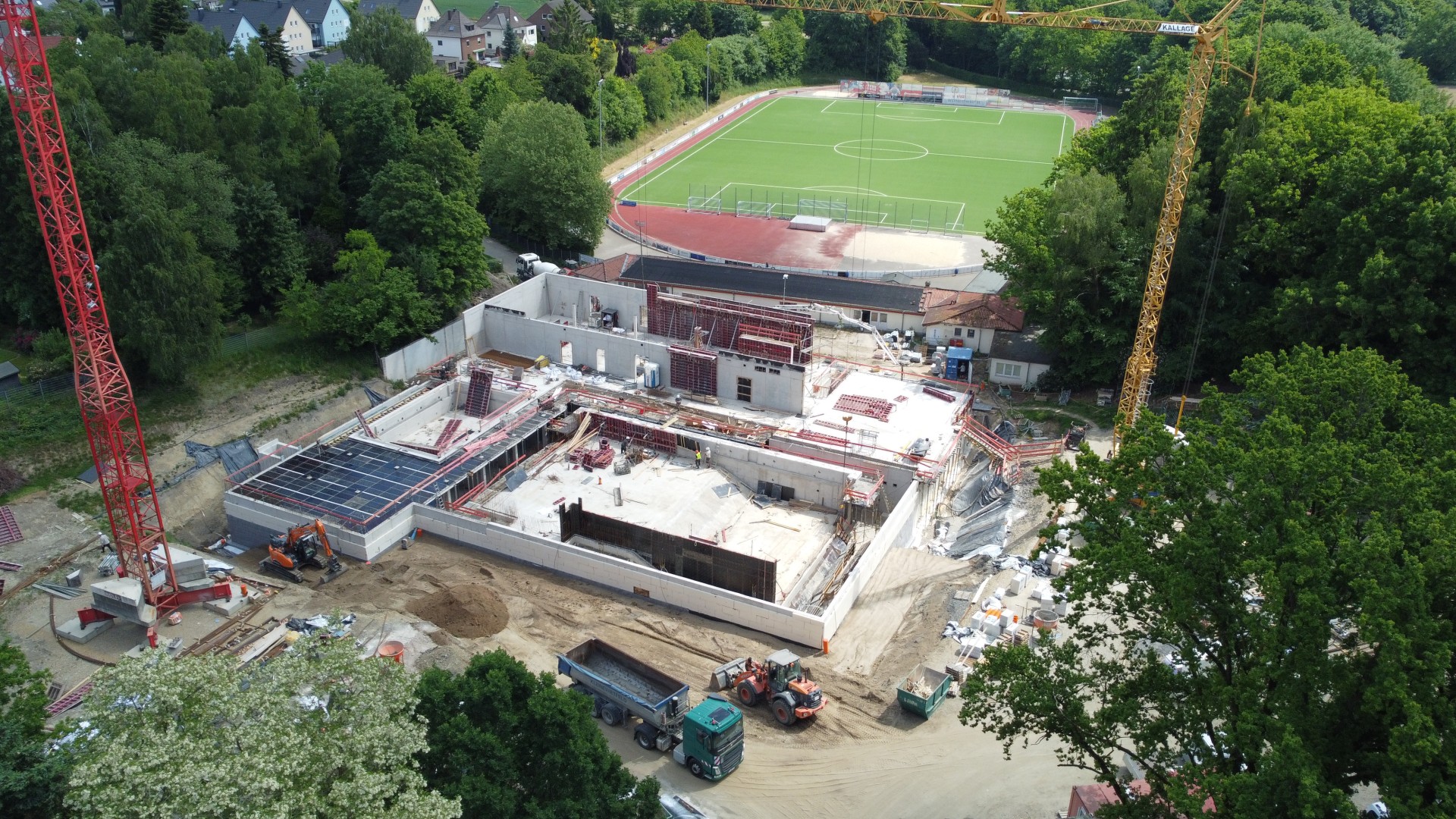 Baustellenupdate - Kombibad in Jöllenbeck