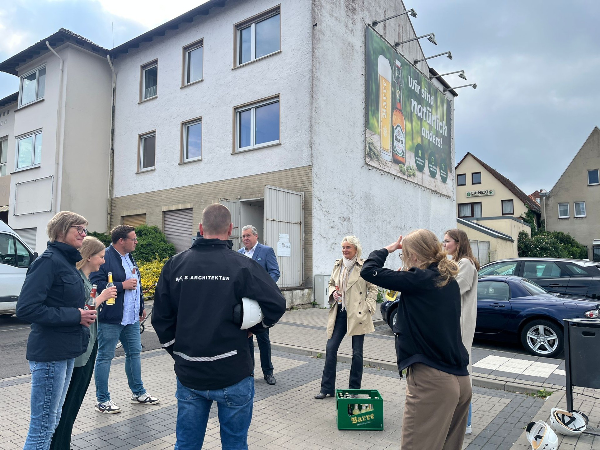 Baustellenupdate - Baustart für Brauereishop Barre