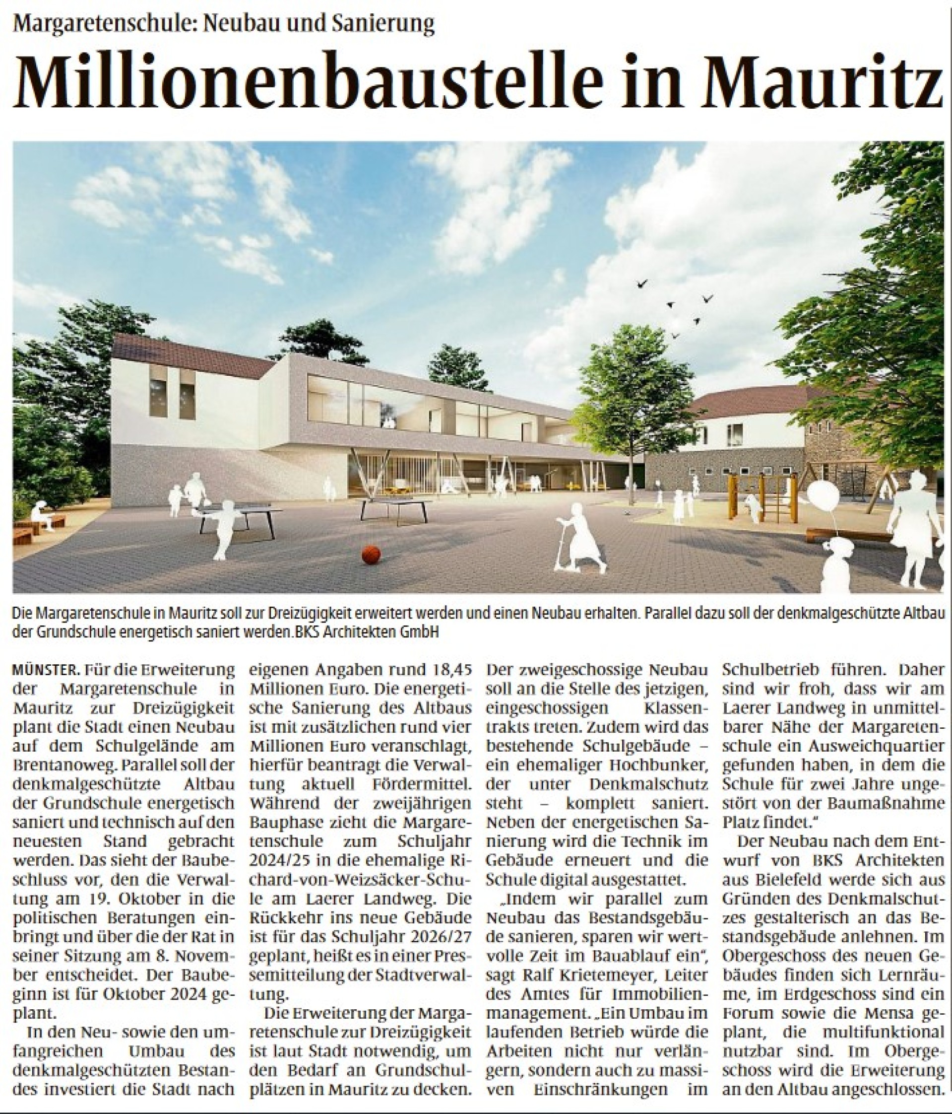 Millionenbaustelle in Mauritz