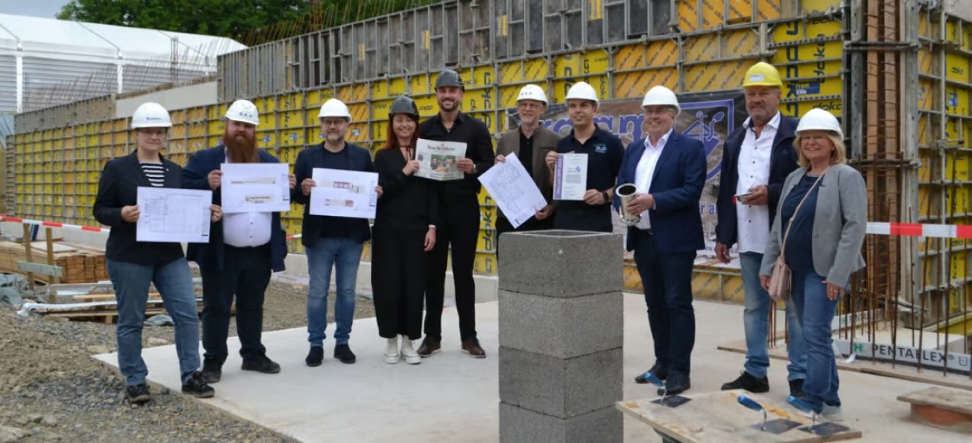Grundsteinlegung Rettungswache Vlotho